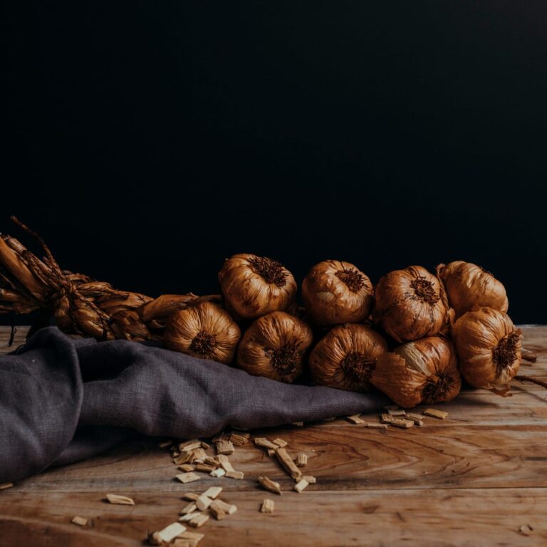 smoked garlic braid