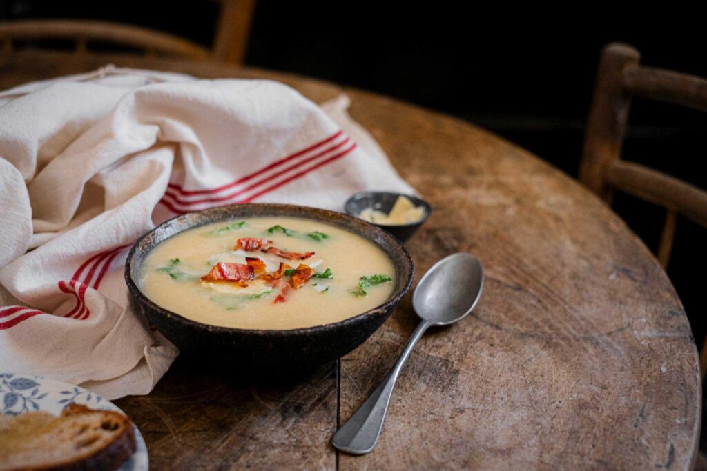 arleux smoked garlic soup recipe