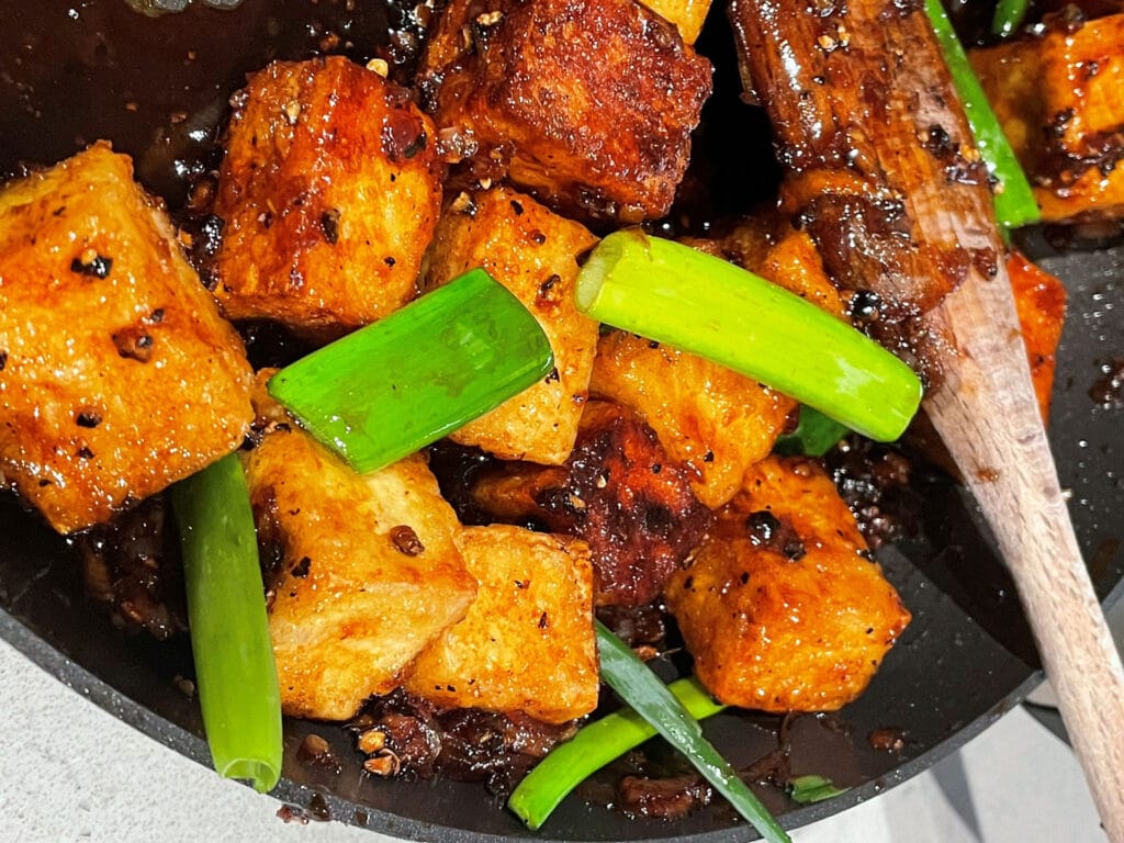 smoked black pepper tofu recipe